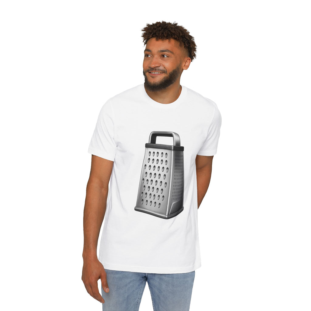 Football Fan Cheese Grater T-Shirt | Sports Graphic Tee Black